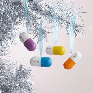 NWT Jonathan Adler Full Dose Ornament Set